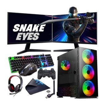 Rogame RKT660457 Harici GeForce GTX 1660 Super Intel Core i5 10400F 16 GB Ram 1 TB HDD + 480 GB SSD Tower FreeDos 24 inç Monitörlü Masaüstü Oyuncu Bilgisayarı