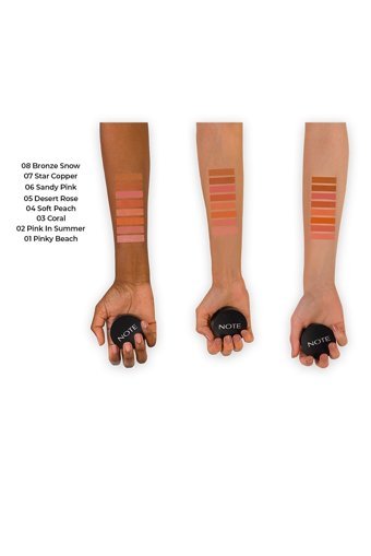 Note Luminous Silk Compact No:04 Soft Peach Mat Toz Allık Paleti