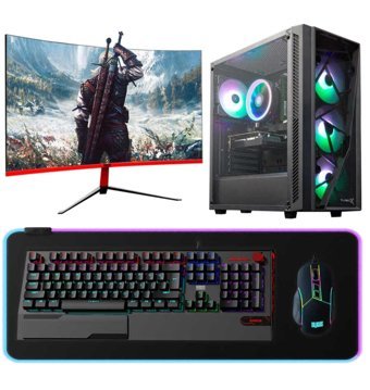 Dragos DRX4564 Harici GeForce GTX 1660 Tİ AMD Ryzen 5 5500 16 GB Ram 512 GB SSD Tower FreeDos 23.6 inç Monitörlü Masaüstü Oyuncu Bilgisayarı