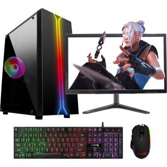 Oleas GM11 Harici GeForce GT 740 Intel Core i5 4590 16 GB Ram 256 GB SSD Tower FreeDos 21.5 inç Monitörlü Masaüstü Oyuncu Bilgisayarı