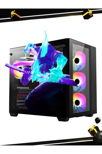 Ramtech FF Victory Harici GeForce RTX 4060 Intel Core i5 9400F 32 GB Ram 1 TB SSD Tower FreeDos Masaüstü Oyuncu Bilgisayarı