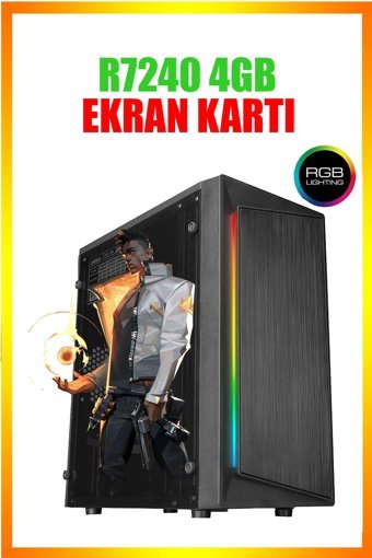 Dmc N37X Harici Radeon R7 240 Intel Core i5 2400 16 GB Ram 256 GB SSD Tower FreeDos Masaüstü Oyuncu Bilgisayarı