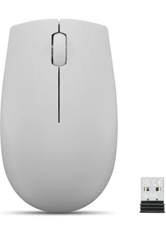 Lenovo 300 Yatay Kablosuz Gri Optik Mouse