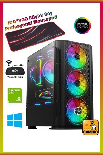 Zeiron Royal X45 Harici GeForce GTX 1660 Super Intel Core i3 10100F 16 GB Ram 1 TB HDD + 128 GB SSD Tower FreeDos Masaüstü Oyuncu Bilgisayarı