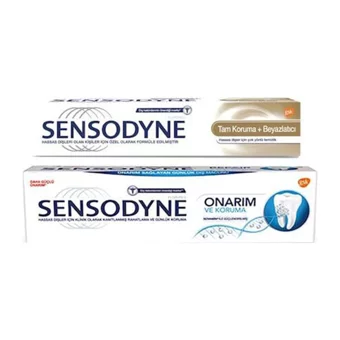 Sensodyne Florürlü Diş Macunu 75 ml + Tam Koruma Diş Macunu 50 ml