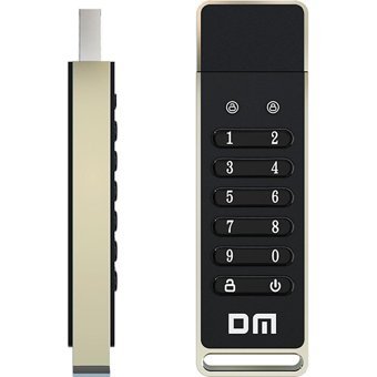 Dm FD063 Şifreli USB 3.2 Usb Type-A 128 GB Flash Bellek Siyah