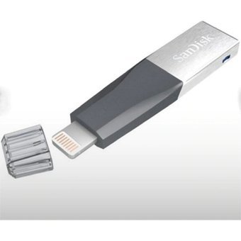 Sandisk IXpand Mini Sdıx40N-256G-Gn6Ne Mini Çift Taraflı USB 3.1 Lightning 256 GB Flash Bellek Gri