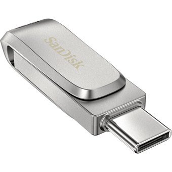 Sandisk Ultra Dual Drive Go Sdddc4-1T00-G46 Çift Taraflı USB 3.2 Usb Type-C 1 TB Flash Bellek Gümüş