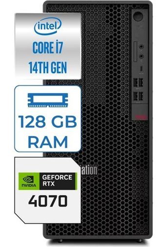 Lenovo Thinkstation P2 30FSS0VH0079 Harici GeForce RTX 4070 Intel Core i7 14700 12 GB Ram DDR5 1 TB HDD + 2 TB SSD Tower Windows 11 Pro Masaüstü Oyuncu Bilgisayarı