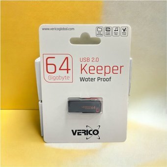 Verico Keeper USB 2.0 Usb Type-A 64 GB Flash Bellek Siyah Kırmızı