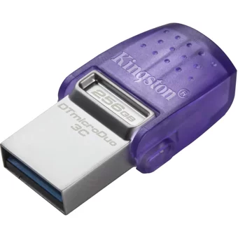Kingston Data Traveler Dtduo3Cg3 Çift Taraflı USB 3.2 Usb Type-A Type-C 256 GB Flash Bellek Gümüş
