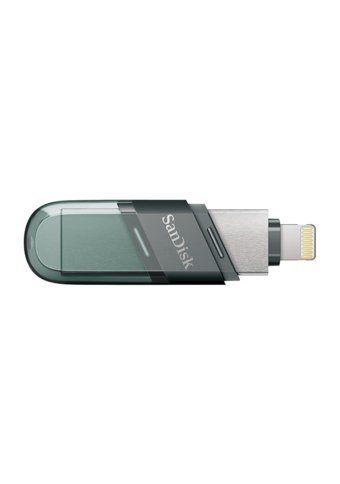 Sandisk IXpand Flip Sdıx90N-064G-Gn6Nn Çift Taraflı USB 3.0 Lightning - Type-A 64 GB Flash Bellek Gümüş