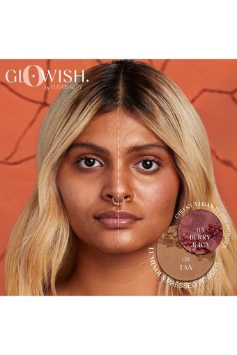 Huda Beauty GloWish Berry Juicy 03 Işıltılı Toz Allık