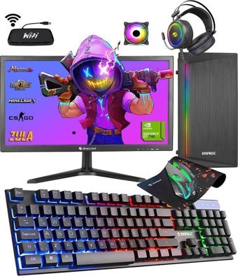 Zeiron PX20 Dahili Intel HD Graphics Intel Core i5 650 8 GB Ram 500 GB HDD + 120 GB SSD Tower FreeDos 18.5 inç Monitörlü Masaüstü Oyuncu Bilgisayarı