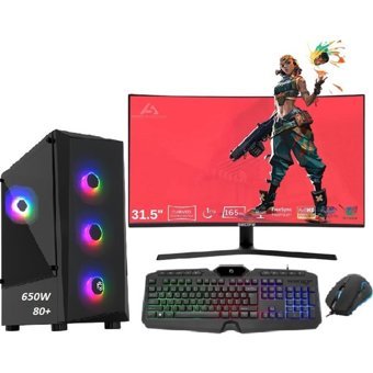 Avantron GMX7279 Harici Radeon RX 6600 Intel Core i7 12700K 32 GB Ram 1 TB SSD Tower FreeDos 31.5 inç Monitörlü Masaüstü Oyuncu Bilgisayarı