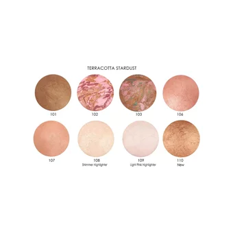 Golden Rose Terracotta Stardust No:107 Işıltılı Toz Allık Paleti