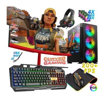 Biggamex CX25 Harici Radeon RX 550 Intel Core i5 12400F 32 GB Ram 512 GB SSD Tower FreeDos 23.8 inç Monitörlü Masaüstü Oyuncu Bilgisayarı