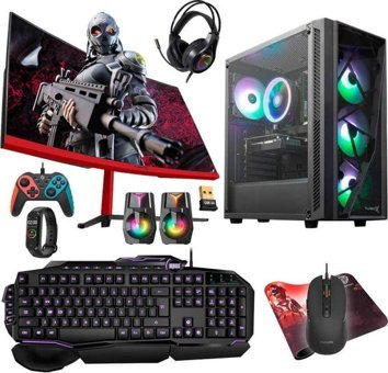 Turbox TX4782 Harici GeForce GTX 1660 Tİ Intel Core i5 10400F 16 GB Ram GDDR6 1 TB SSD Tower FreeDos 27 inç Monitörlü Masaüstü Oyuncu Bilgisayarı