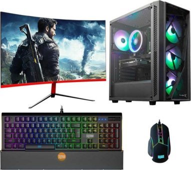 Dragos DRX4266 Harici GeForce GTX 1660 Tİ AMD Ryzen 7 5700X 16 GB Ram 512 GB SSD Tower FreeDos 27 inç Monitörlü Masaüstü Oyuncu Bilgisayarı