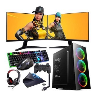 Rogame RKT660441 Harici GeForce GTX 1650 Intel Core i3 10100F 16 GB Ram 1 TB HDD + 240 GB SSD Tower FreeDos 24 inç Monitörlü Masaüstü Oyuncu Bilgisayarı