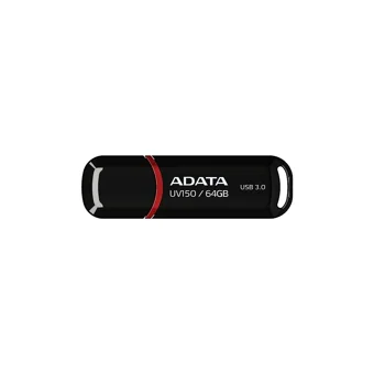 Adata AUV150 USB 3.0 Usb Type-A 64 GB Flash Bellek Kırmızı Siyah