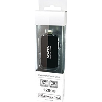 Adata AUE710 Çift Taraflı USB 3.0 Usb Type-A 128 GB Flash Bellek Siyah