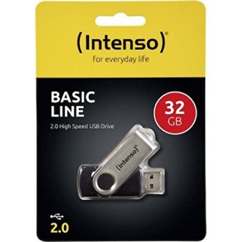 Intenso Basic Line USB 2.0 Usb Type-A 32 GB Flash Bellek Siyah