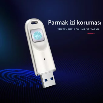 DM FD069 Şifreli USB 3.0 Usb Type-A 128 GB Flash Bellek Gümüş