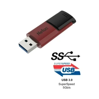 Netac NT03U182N-064G-30RE USB 3.0 Usb Type-A 64 GB Flash Bellek Kırmızı