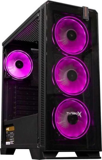 Turbox TX4897 Harici Radeon RX 580 AMD Ryzen 5 5500 16 GB Ram DDR4 512 GB SSD Tower FreeDos Masaüstü Oyuncu Bilgisayarı