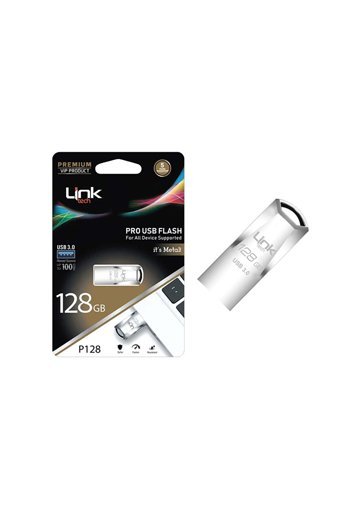 Linktech D640 Premium Dual Mini Çift Taraflı USB 3.0 Usb Type-C 64 GB Flash Bellek Gümüş
