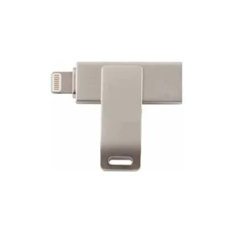 Vothoon Çift Taraflı USB 2.0 Usb Type-A 64 GB Flash Bellek Gümüş