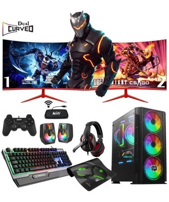 Zeiron Multiple X7 Harici Radeon RX 550 Intel Core i5 10400F 32 GB Ram 1 TB HDD + 256 GB SSD Tower FreeDos Masaüstü Oyuncu Bilgisayarı