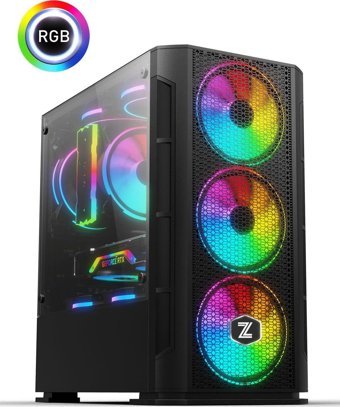 Zeiron Prime X5 R Harici GeForce RTX 3050 AMD Ryzen 5 5500 16 GB Ram 512 GB SSD Tower FreeDos Masaüstü Oyuncu Bilgisayarı