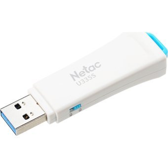 Netac U335S USB 3.0 Usb Type-A 128 GB Flash Bellek Beyaz