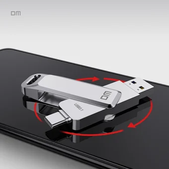 DM PD0168 USB 3.1 Usb Type-C 256 GB Flash Bellek Gri