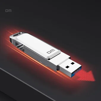 DM PD0168 USB 3.1 Usb Type-C 256 GB Flash Bellek Gri