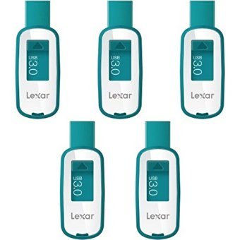 Lexar Jumpdrive S23 USB 3.0 Usb Type-A 16 GB Flash Bellek Gri 5 Adet