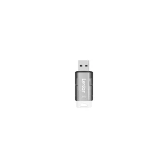 Lexar Jumpdrive S60 USB 2.0 Usb Type-A 64 GB Flash Bellek Gri Siyah