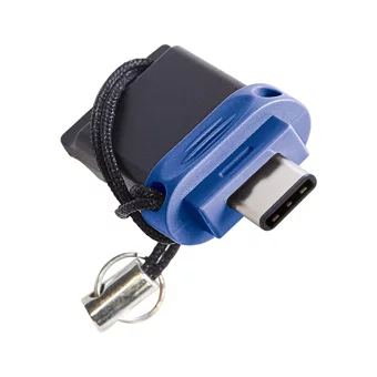 Verbatim Mini Çift Taraflı USB 3.2 Usb Type-C 64 GB Flash Bellek Siyah