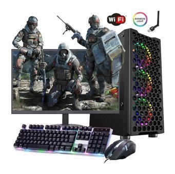 Collect RKT980248 Harici GeForce GT 730 Intel Core i3 2100 16 GB Ram 480 GB SSD Tower FreeDos 24 inç Monitörlü Masaüstü Oyuncu Bilgisayarı