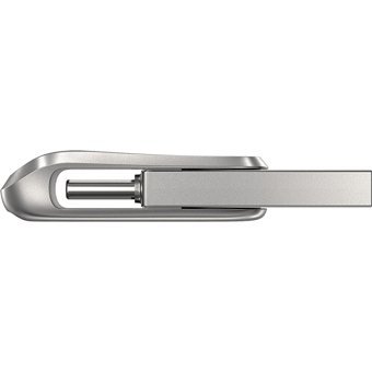Sandisk Ultra Dual Drive Luxe Sdddc4-256G-G46 Çift Taraflı USB 3.2 Usb Type-C 256 GB Flash Bellek Gümüş