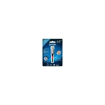 Lexar Jumpdrive C20C Şifreli Çift Taraflı USB 3.1 Lightning - Type-C 64 GB Flash Bellek Gri