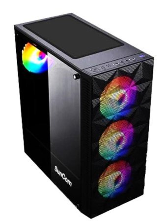 Suncom Gaming SG1-107 Harici GeForce GTX 1660 Tİ Intel Core i5 11400F 32 GB Ram 512 GB SSD Tower FreeDos Masaüstü Oyuncu Bilgisayarı