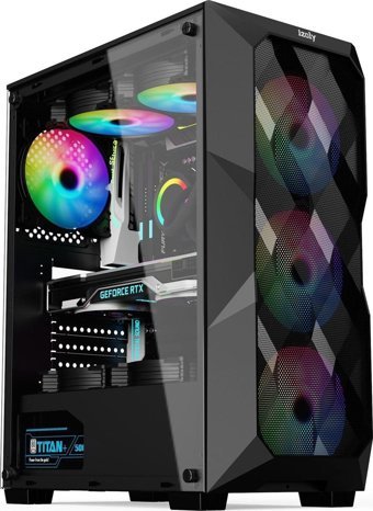 Izoly Cradily Harici GeForce RTX 2060 Super Intel Core i3 10100F 16 GB Ram 512 GB SSD Tower FreeDos Masaüstü Oyuncu Bilgisayarı