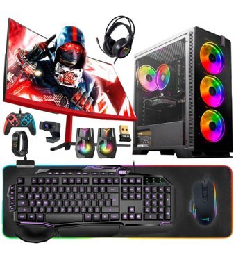 Turbox TX5020 Harici GeForce GTX 1660 Tİ AMD Ryzen 5 3600 32 GB Ram 512 GB SSD Tower FreeDos 23.6 inç Monitörlü Masaüstü Oyuncu Bilgisayarı
