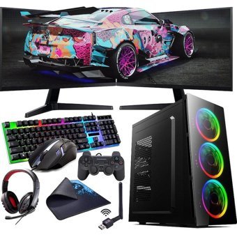 Rogame RKT660455 Harici GeForce RTX 3050 Intel Core i5 10400F 16 GB Ram 1 TB HDD + 240 GB SSD Tower FreeDos 24 inç Monitörlü Masaüstü Oyuncu Bilgisayarı