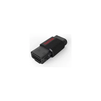 Sandisk Ultra Dual Sddd-016G-G46 Mini Çift Taraflı USB 3.2 Micro Usb 16 GB Flash Bellek Siyah