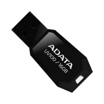 Adata UV100 USB 2.0 Usb Type-A 16 GB Flash Bellek Siyah