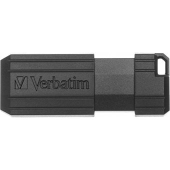 Verbatim Pinstripe 49071 USB 2.0 Usb Type-A 128 GB Flash Bellek Siyah